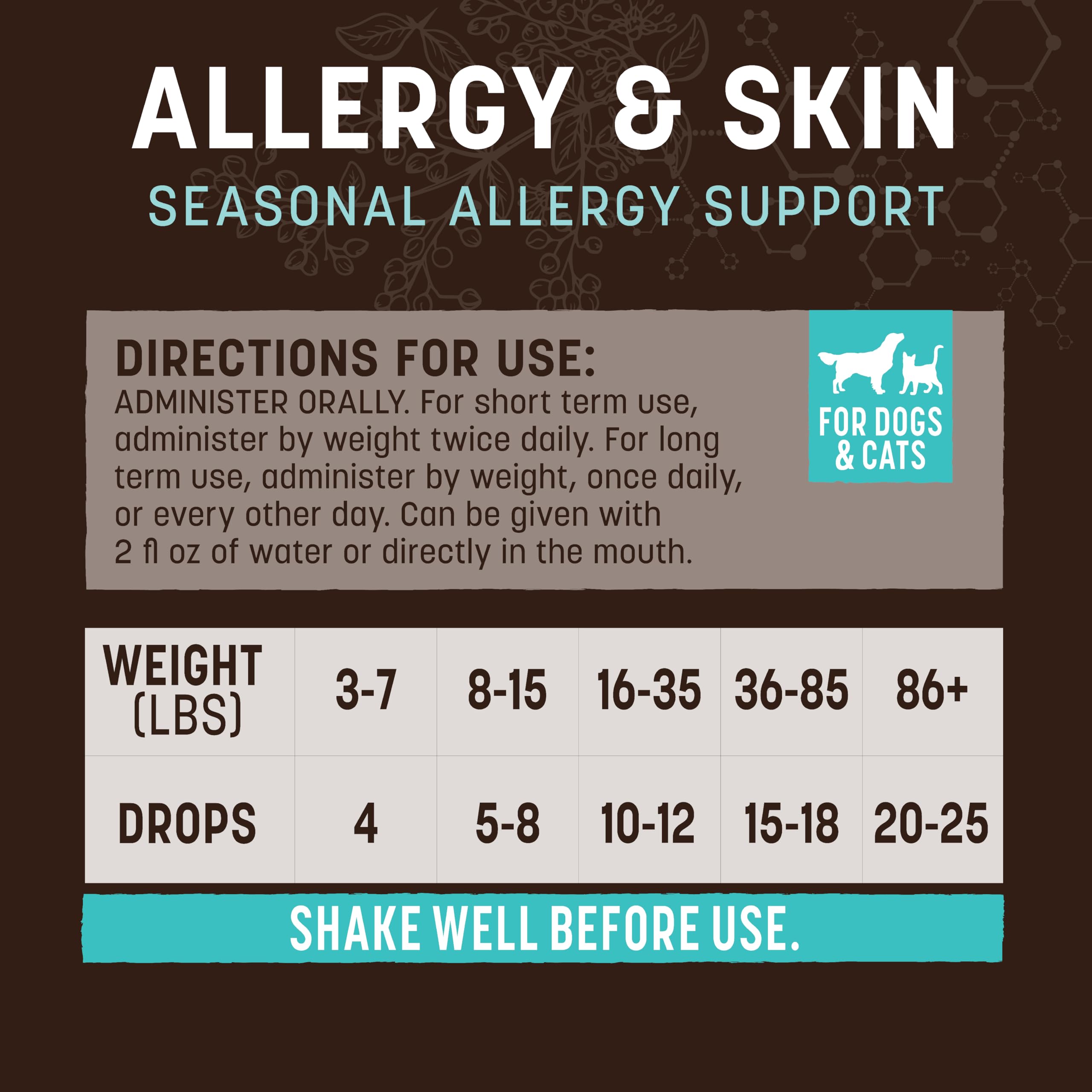 Earth Animal Apothecary daily-use instructions image for simple routines.