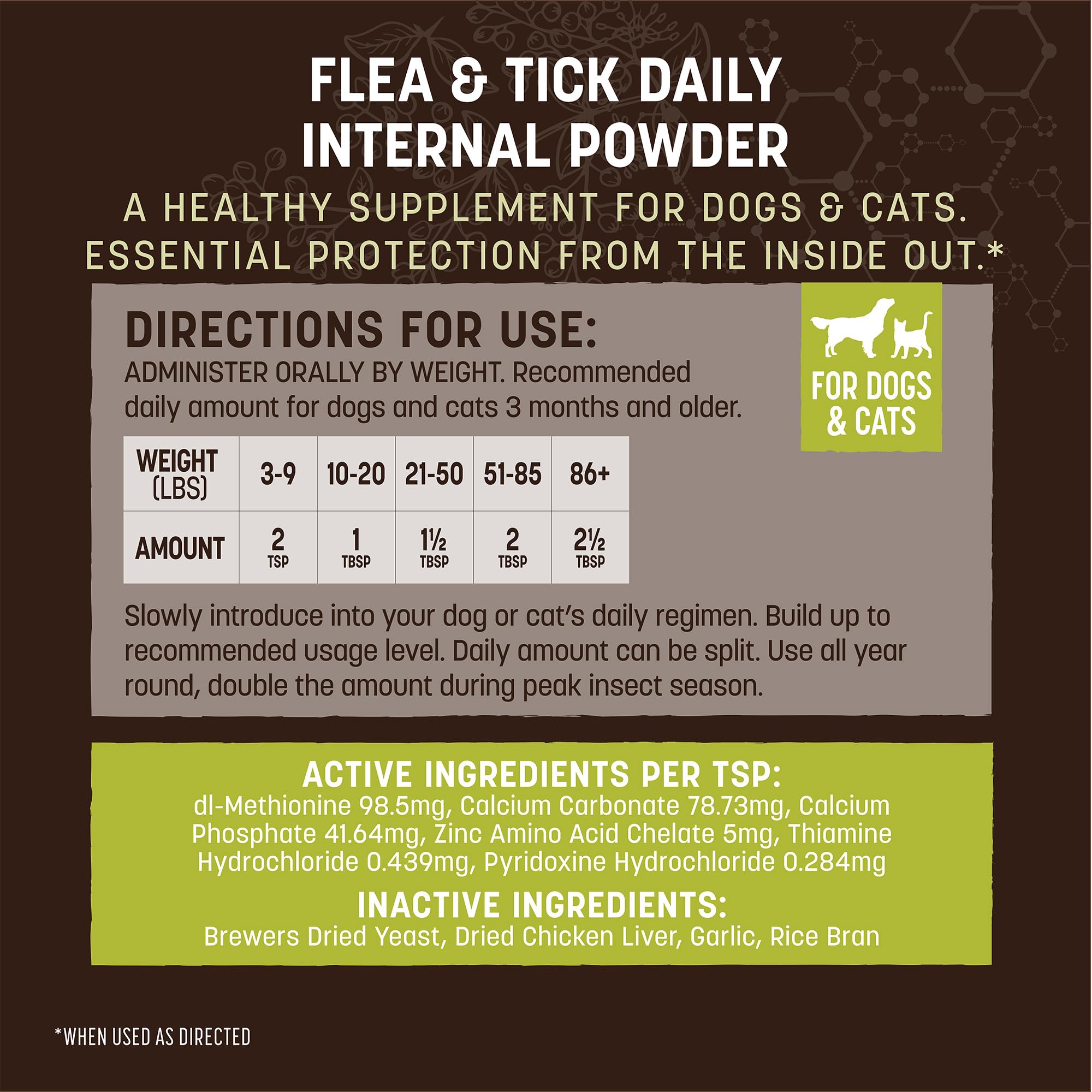 Earth Animal Apothecary dog and cat feeding dish shows easy daily mixing