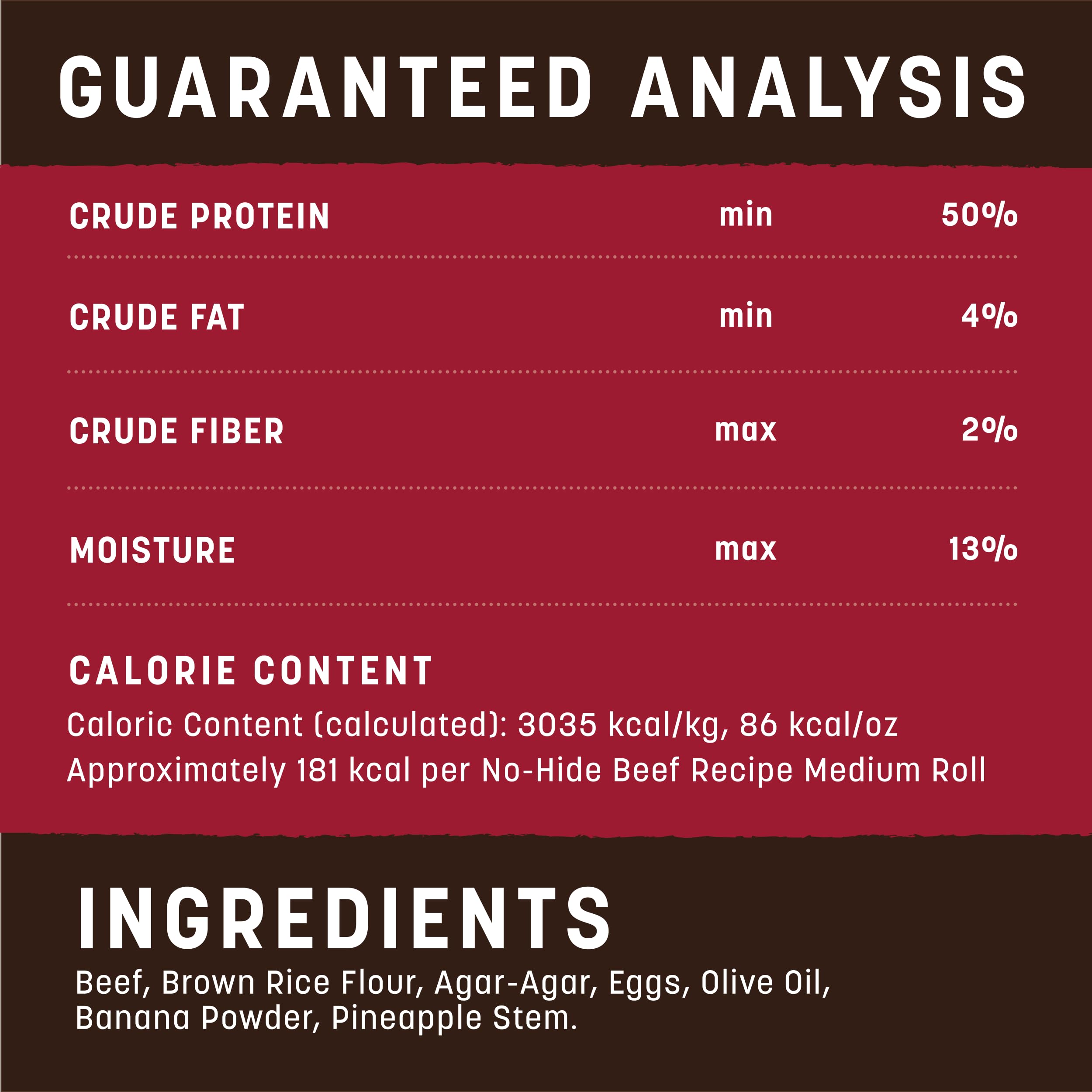 Grass-fed beef used in Earth Animal No Hide Chews beef rolls.