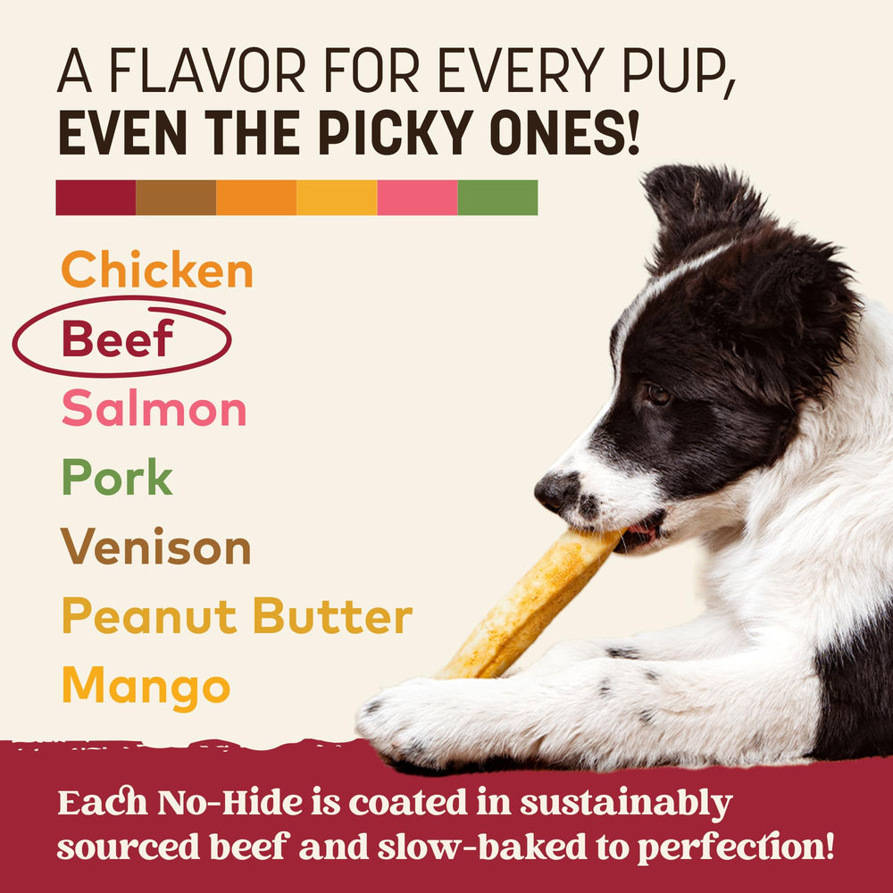Earth Animal No Hide Chews long-lasting chew; helps curb boredom.