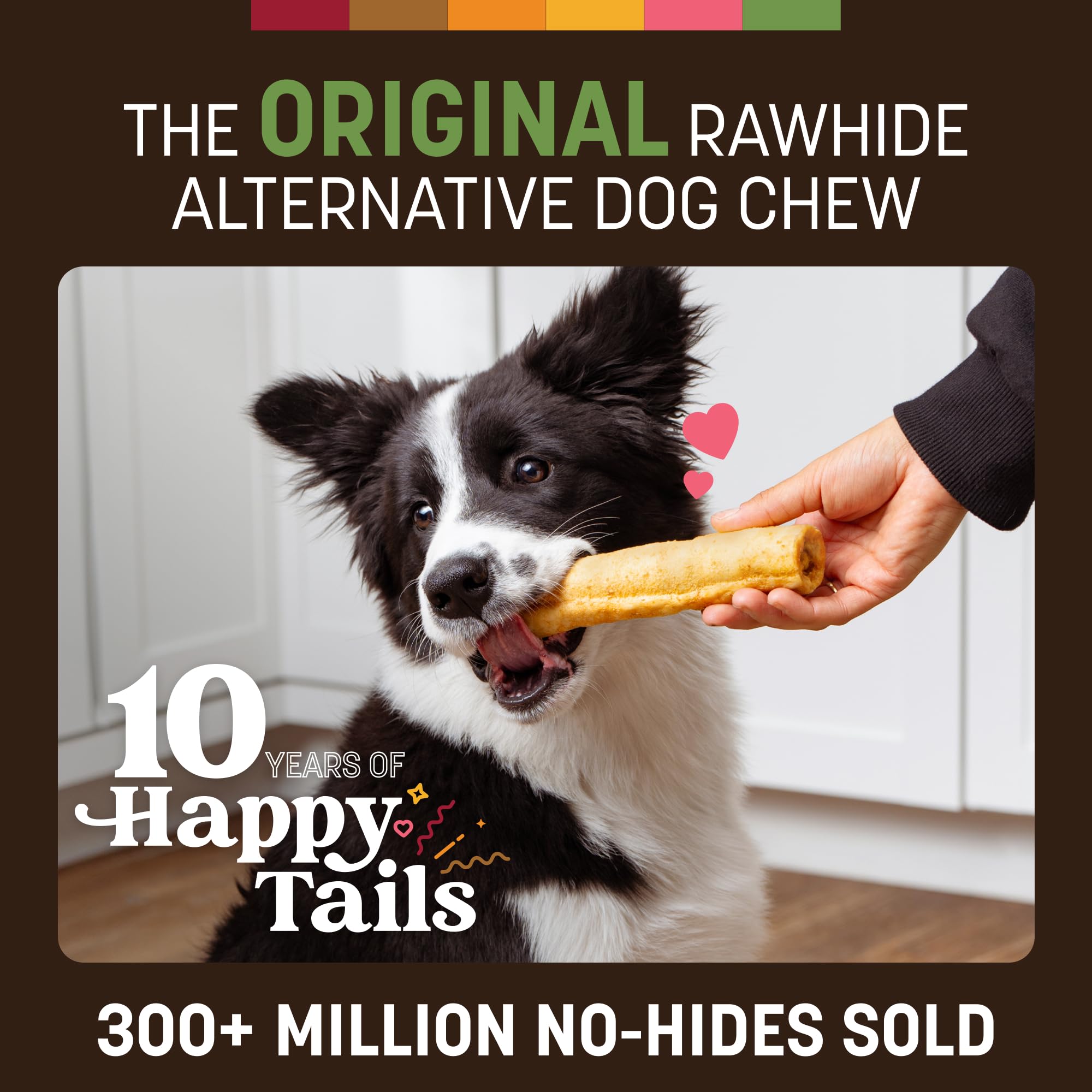 Earth Animal No Hide Chews used during a chew session for bored dogs