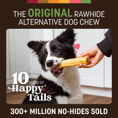 Earth Animal No Hide Chews used during a chew session for bored dogs