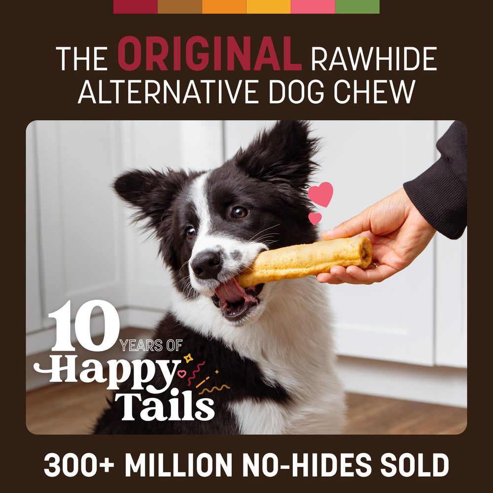 Earth Animal No Hide Chews medium-dog size chew; fits 46-75 lb dogs.