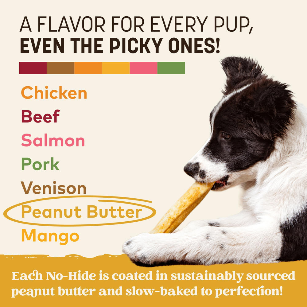 Made in USA Earth Animal No Hide Chews Rolls peanut butter, premium quality