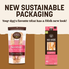 Earth Animal No Hide Salmon Rolls closeup ingredients show natural components for easier digestion