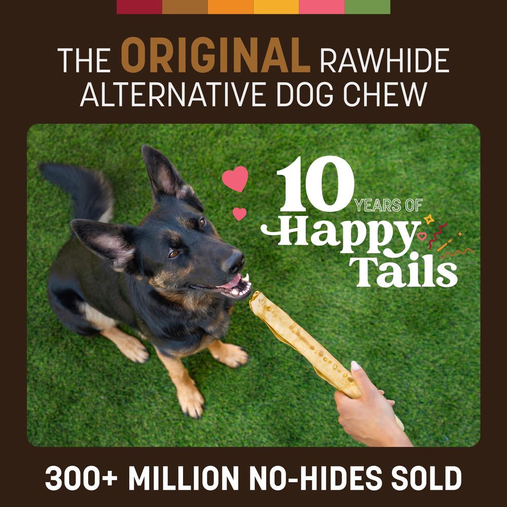 Close-up of Venison Roll chew texture—durable, rawhide-free chews for large dogs by Earth Animal.