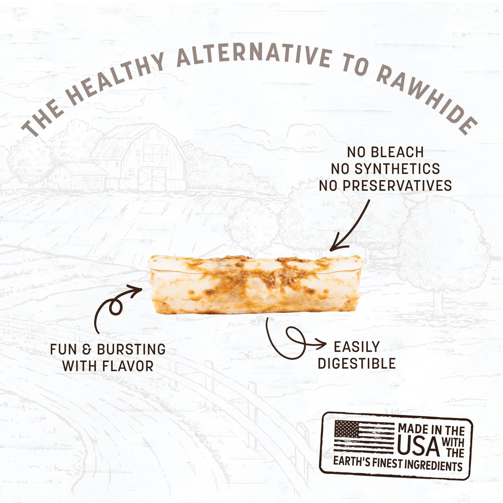 Earth Animal No-Hide Rolls packaging with USA-made badge.
