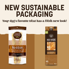 Earth Animal No Hide Rolls venison close-up texture highlights natural, digestible ingredients.