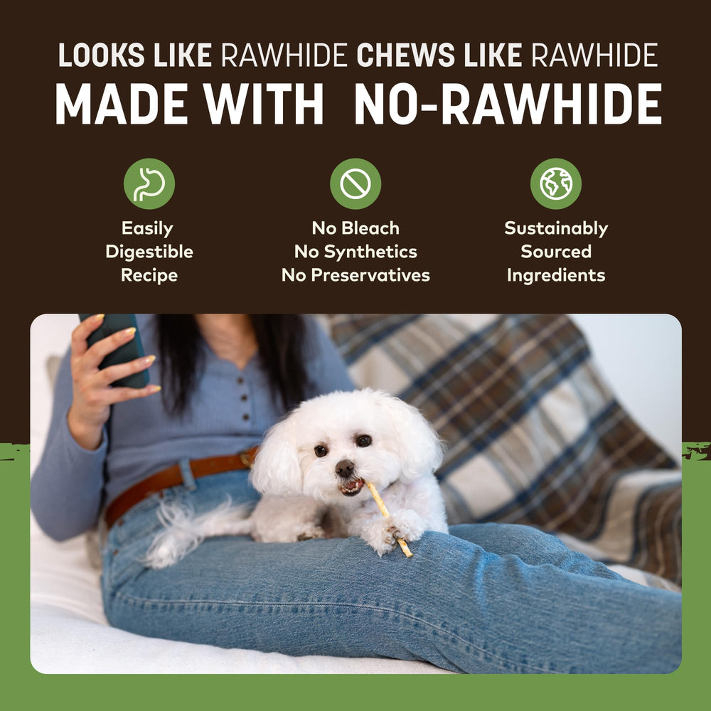 Earth Animal No Hide Stix baked texture shows consistent chew engagement.