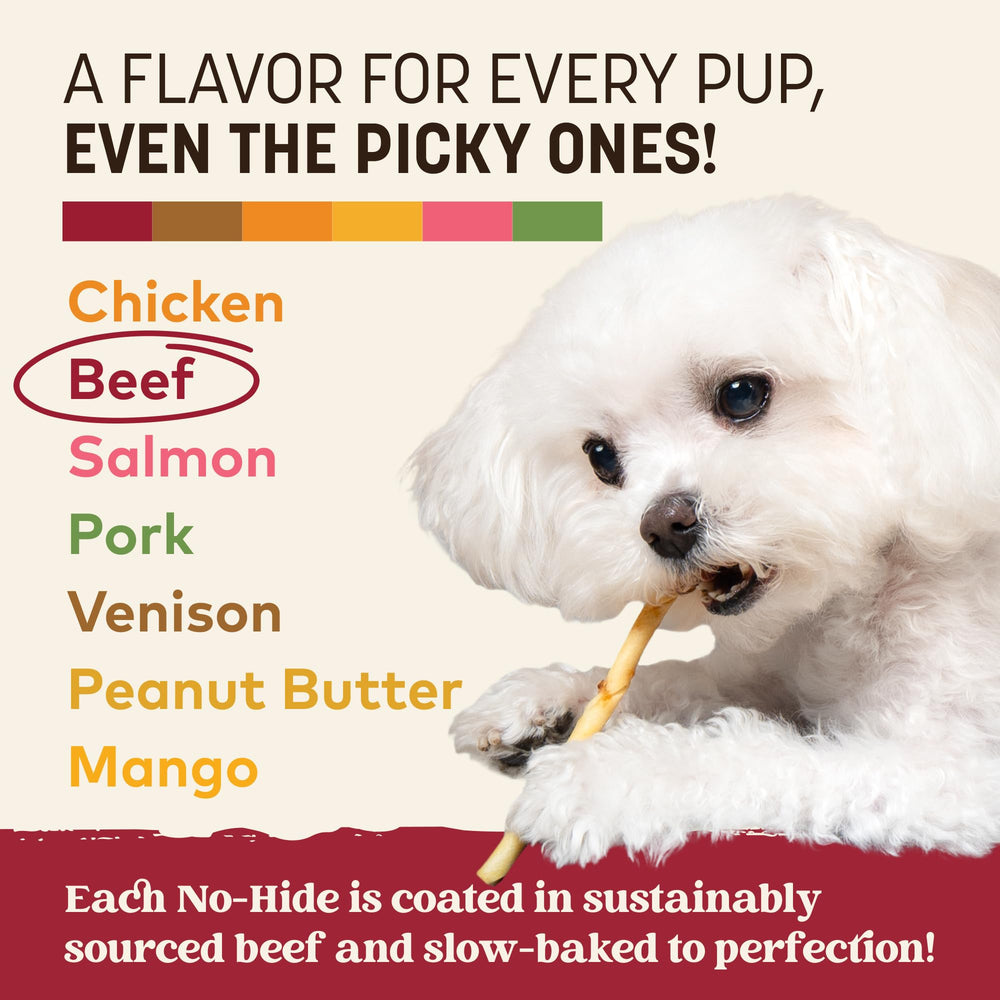 Earth Animal No Hide Stix grass-fed beef focus emphasizes humane sourcing