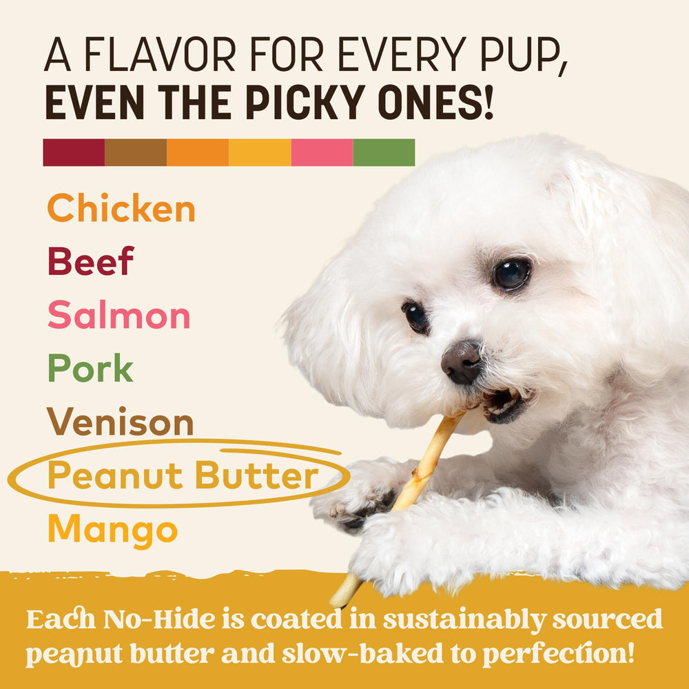 Earth Animal No Hide Stix seven-ingredient formula highlighted in a close-up.