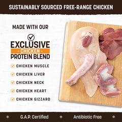 Earth Animal Wisdom organ meat closeup showcases real ingredients for wholesome nutrition.