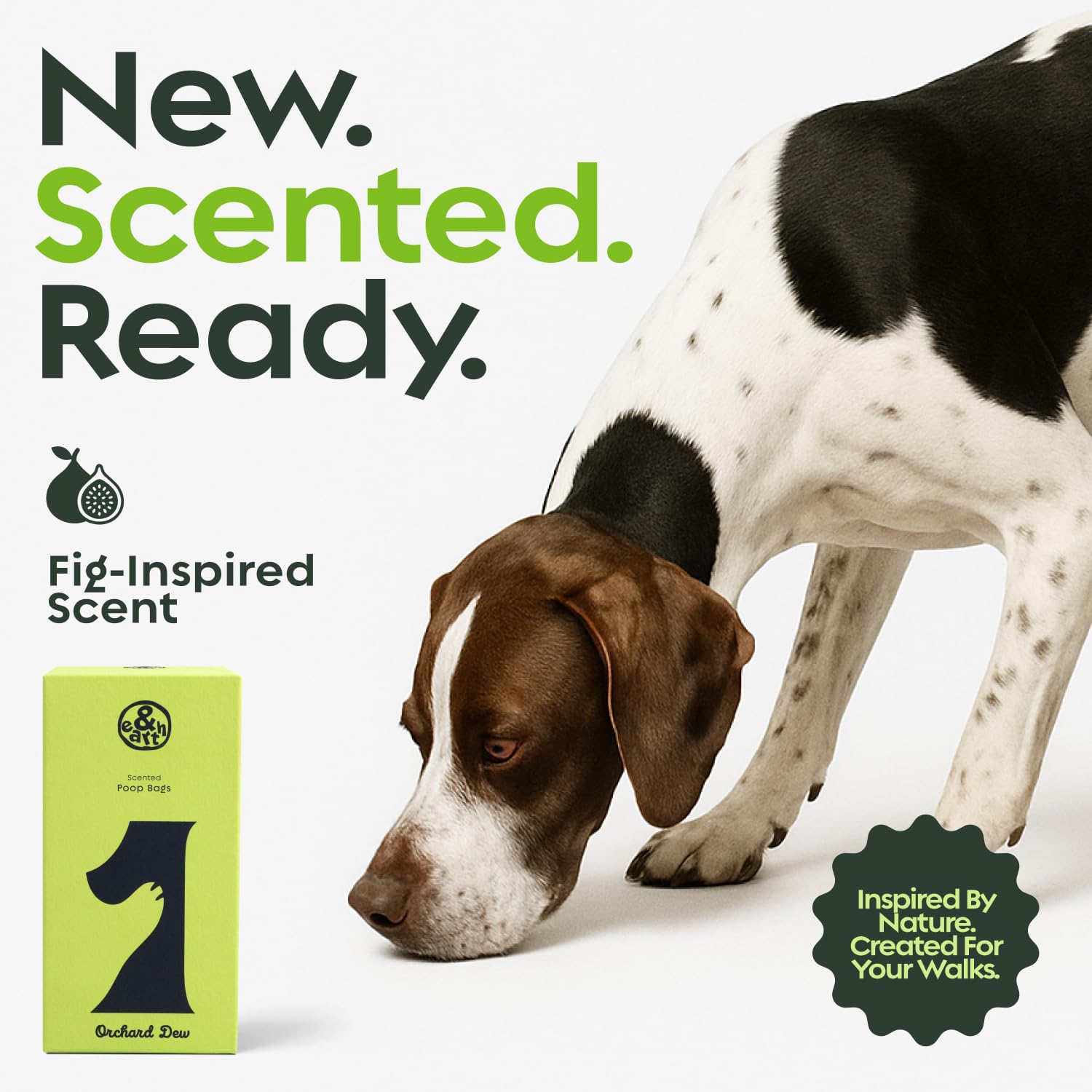 &earth fig-scented refill box offers long-lasting waste containment.