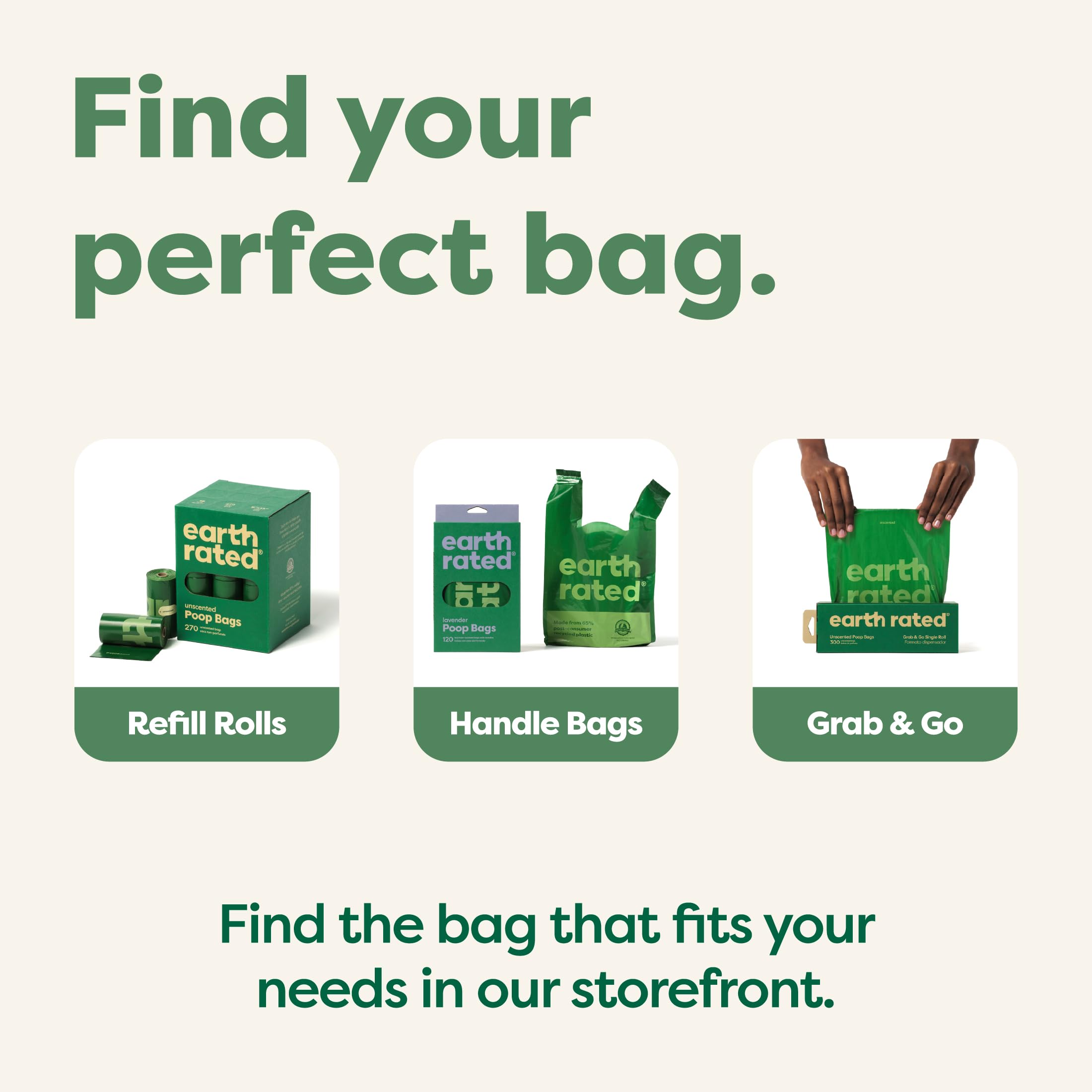 Earth Rated B Corp Certified mark reinforces ethical brand values.