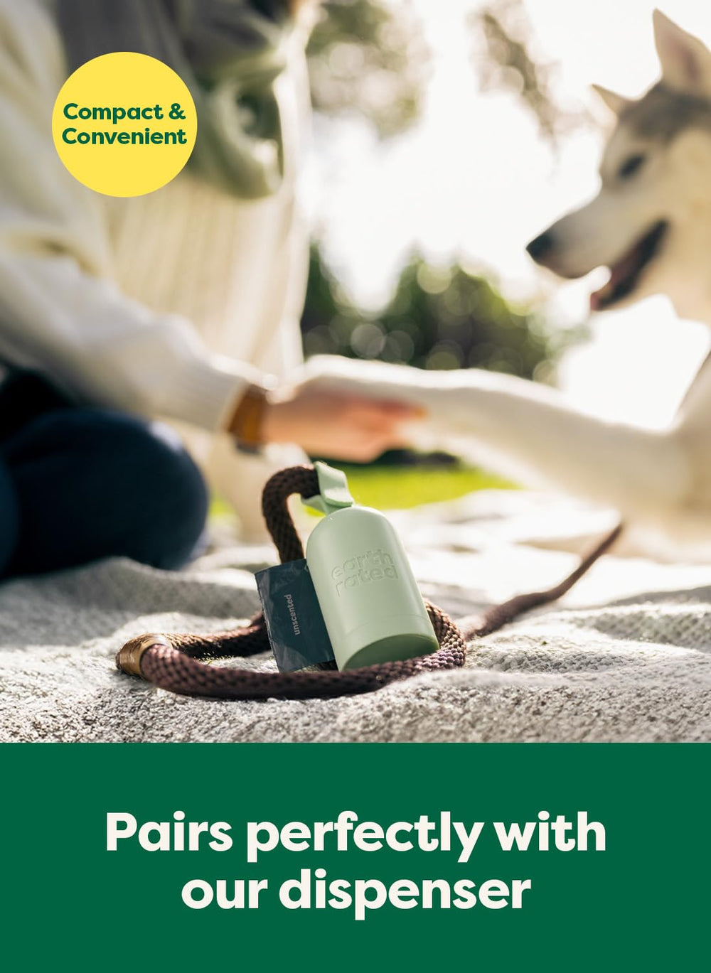 Earth Rated B Corp certified brand signals responsible pet-product manufacturing.