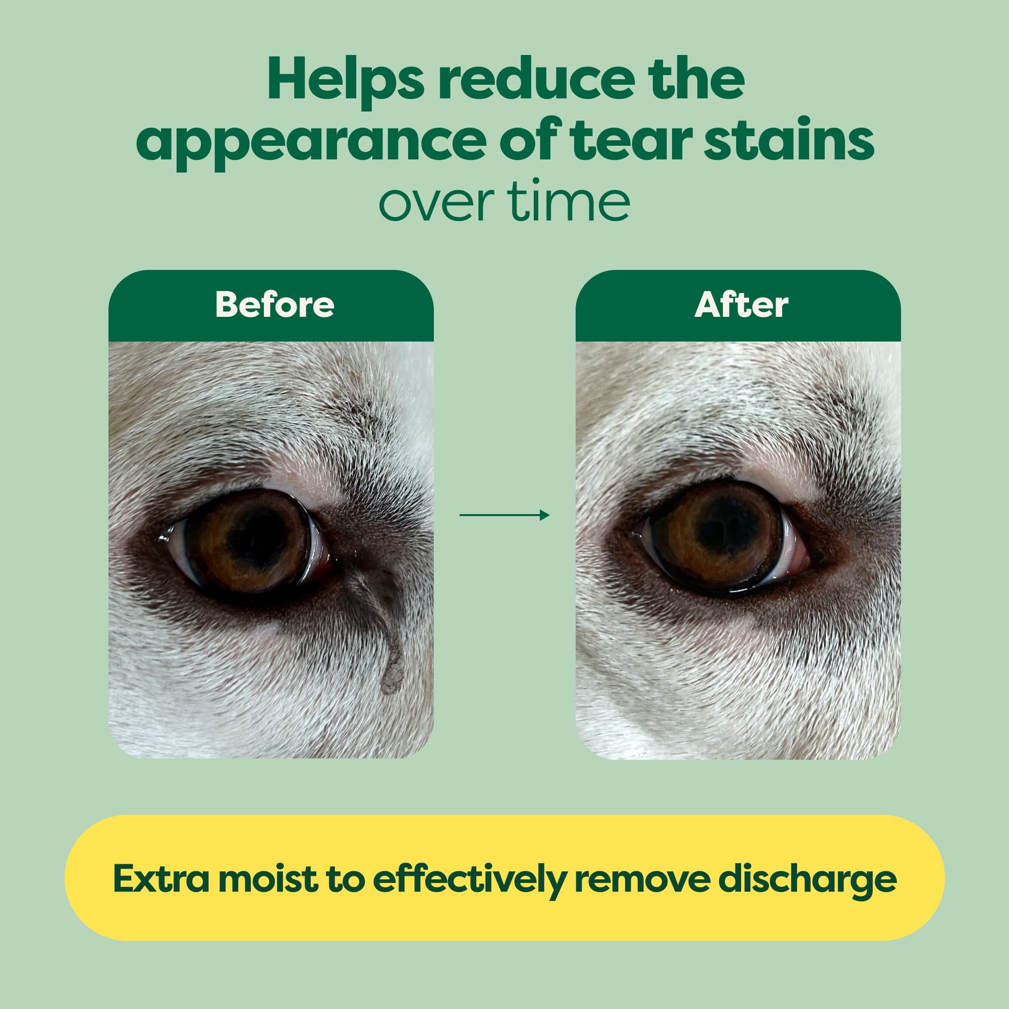 Earth Rated Eye Wipes hypoallergenic for sensitive eyes.