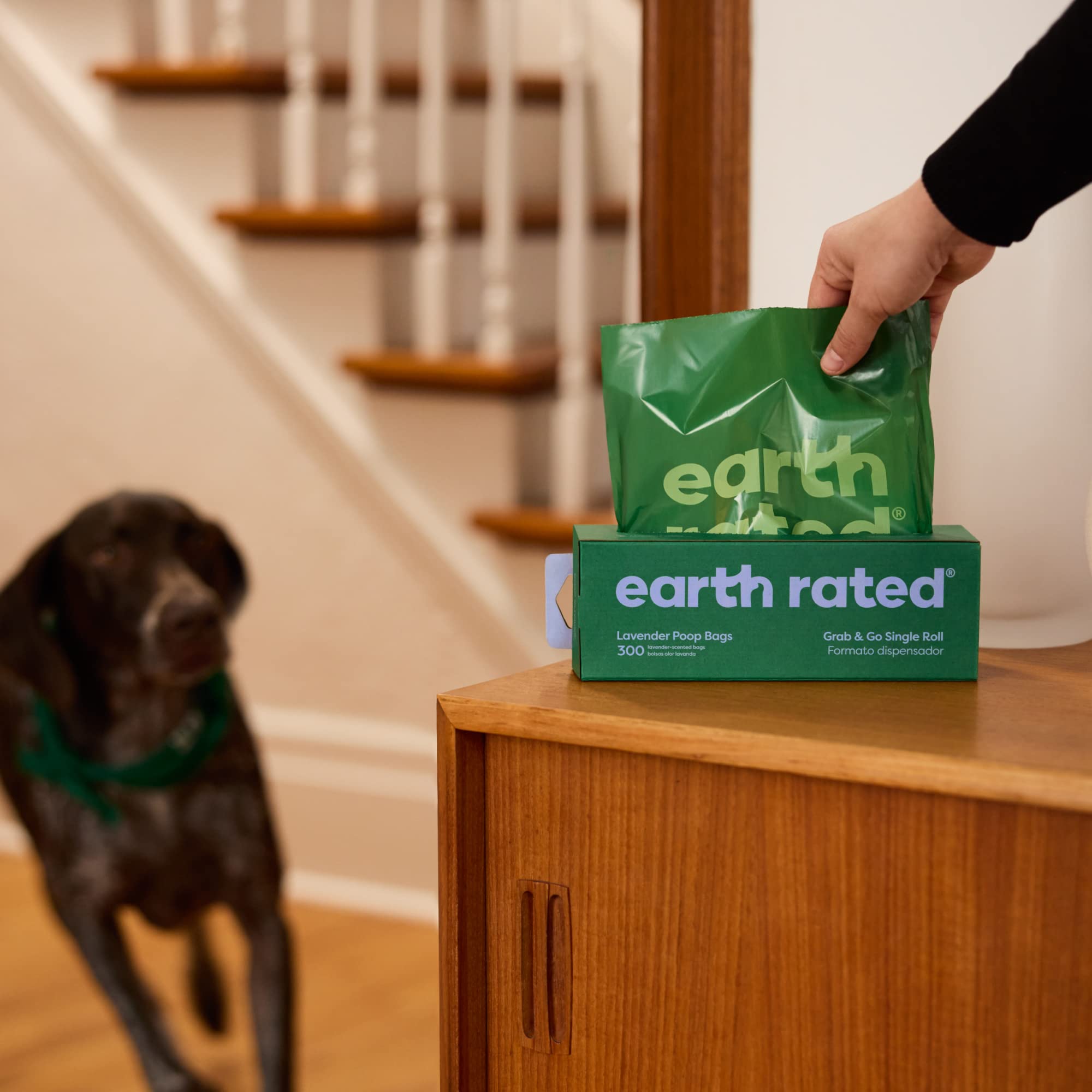 Earth Rated 300-count grab-and-go roll convenient for active households