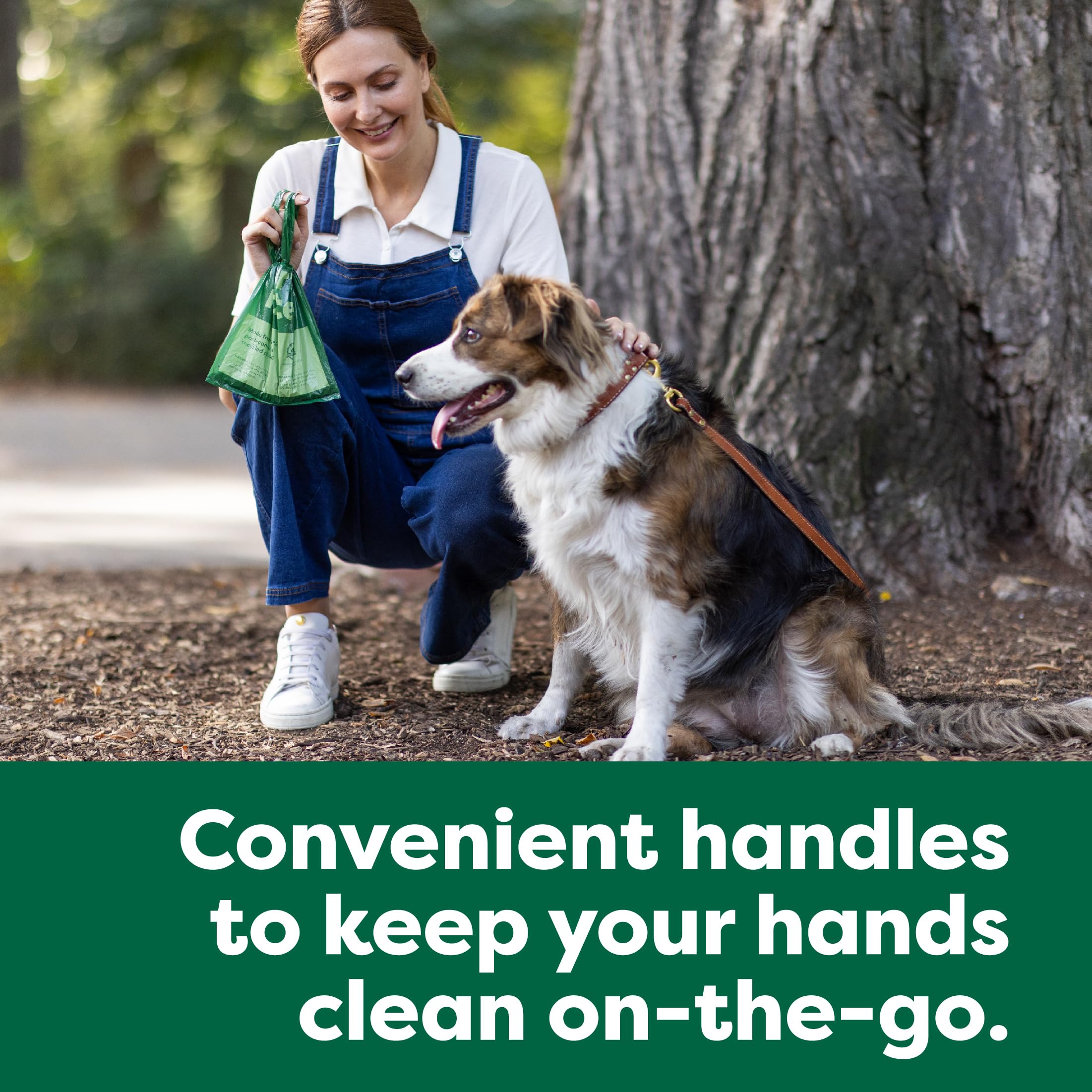 Earth Rated lavender scented bag open demonstrating odor-control in disposal.