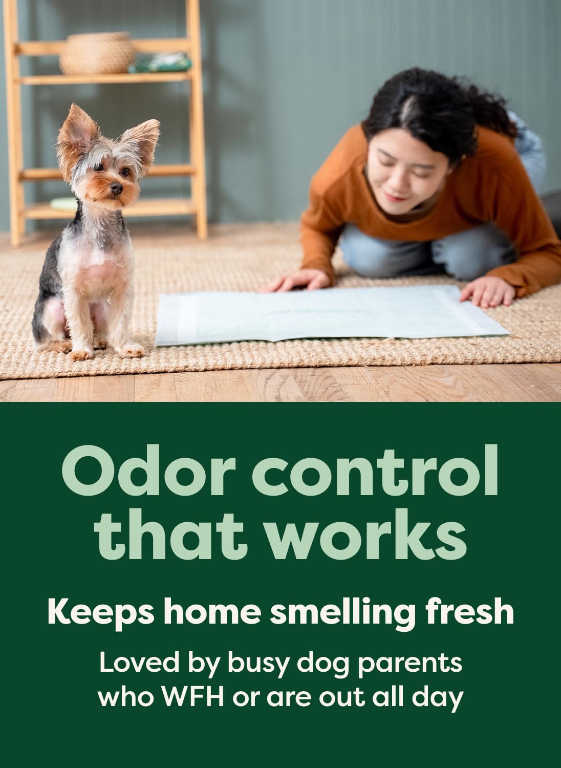 Earth Rated Max Absorbency FSC-certified pulp signals eco-friendly materials.