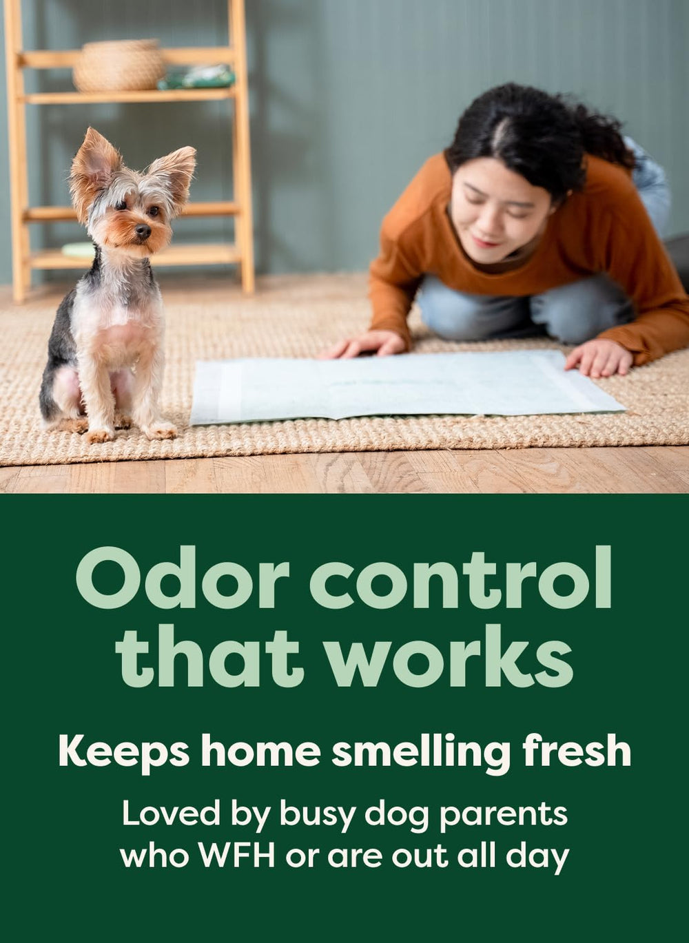 Earth Rated Max Absorbency FSC-certified pulp signals eco-friendly materials.