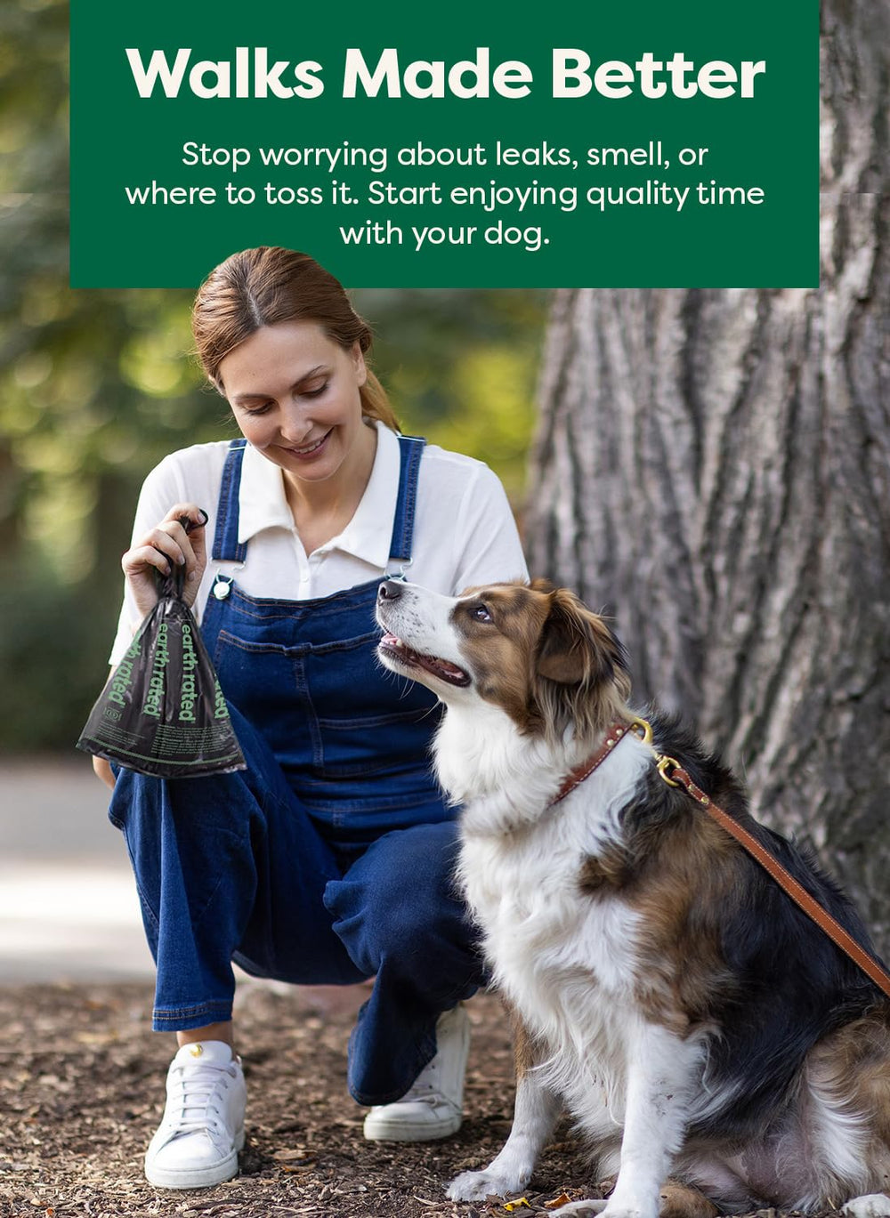 Earth Rated odor-concealing bags fully hide odors during waste disposal