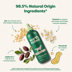 Earth Rated odor-fighting formula applied to damp coat for fresh scent.
