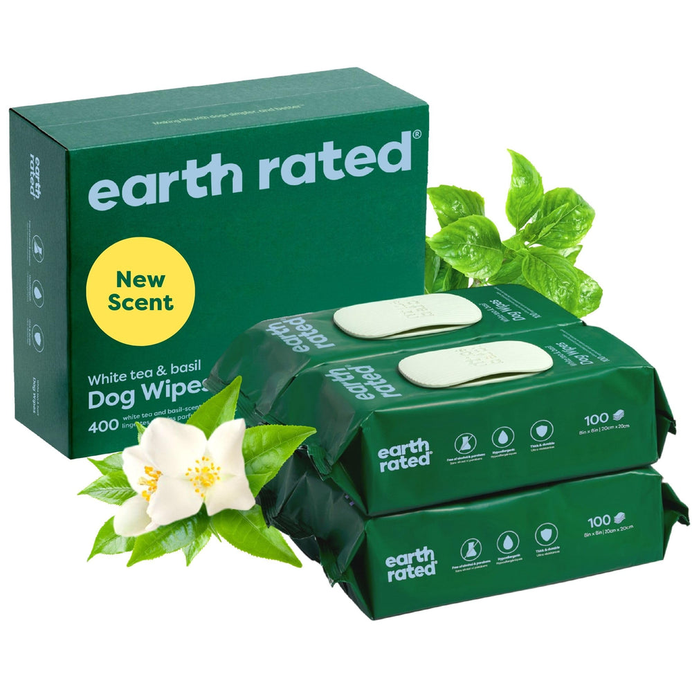 Earth Rated Pet Wipes packaging update highlights versatile daily cleaning for pets