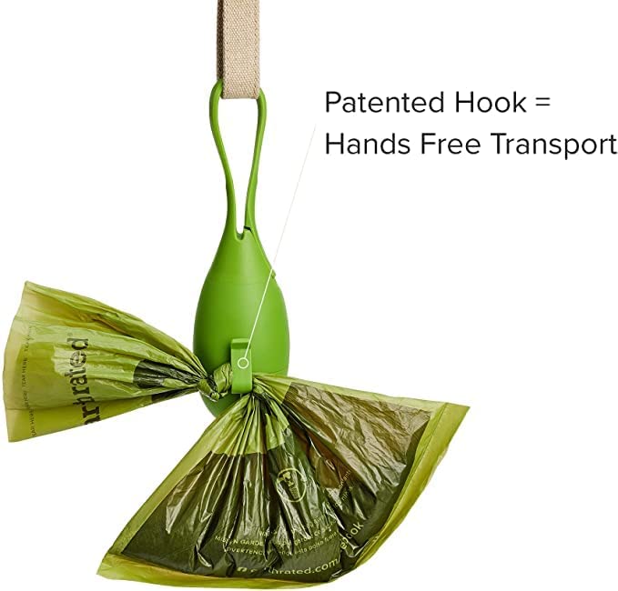 Earth Rated secure locking mechanism keeps bags and cap together