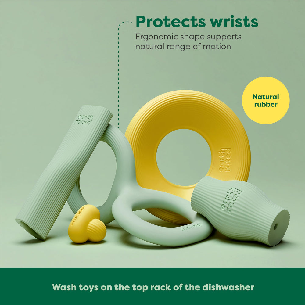 Earth Rated Tug of War Toy green color for outdoor visibility
