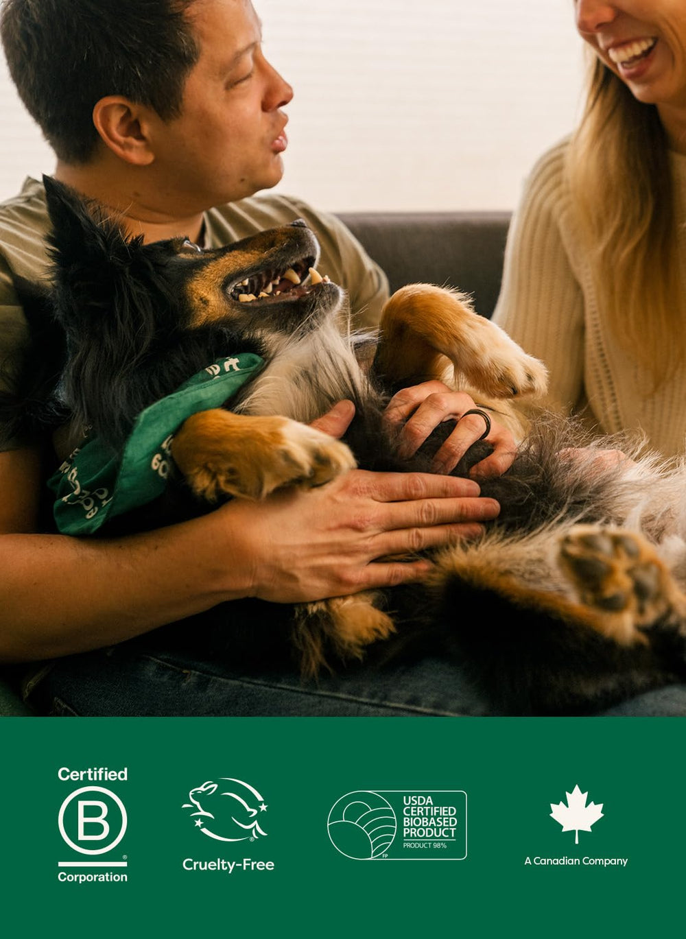 Earth Rated XL Pet Wipes B Corp cruelty-free — environmentally conscious grooming choice.