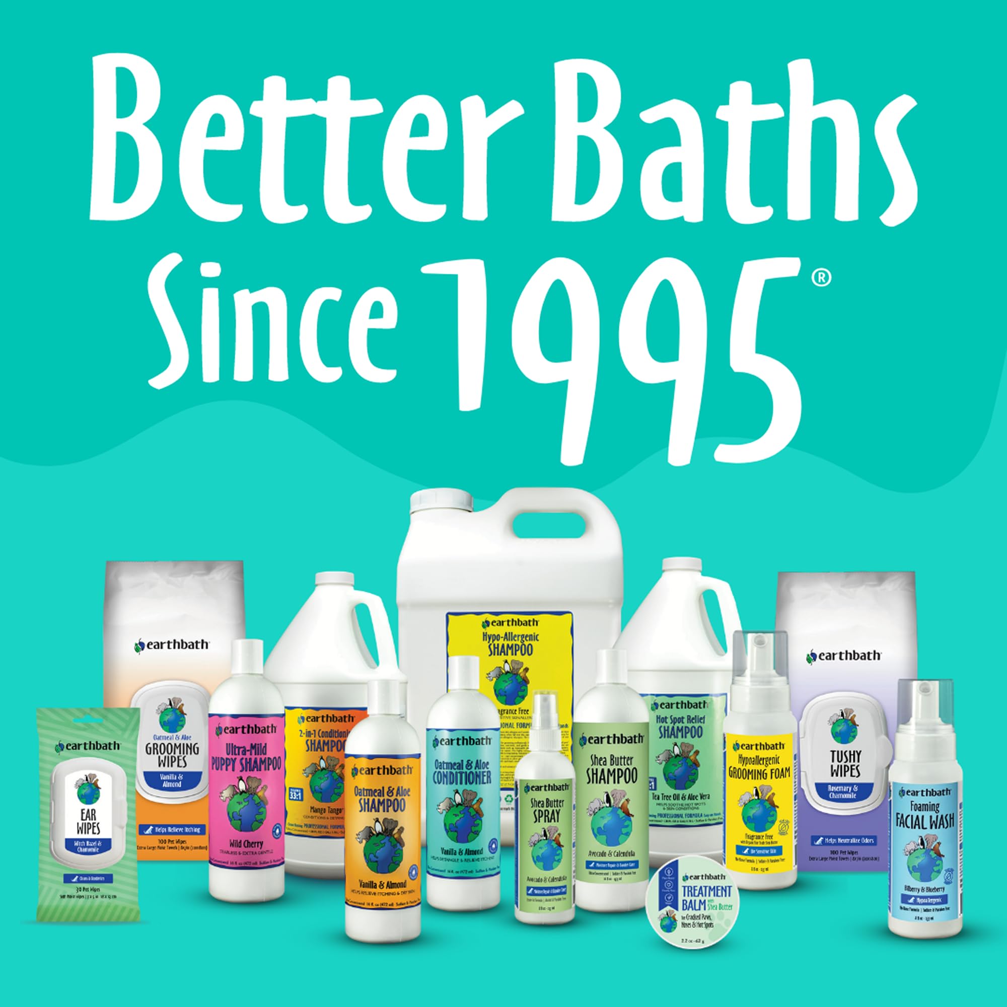earthbath cruelty-free cat care packaging and labeling