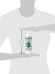 Earthbath Hot Spot Relief on a soft plush dog coat after use.
