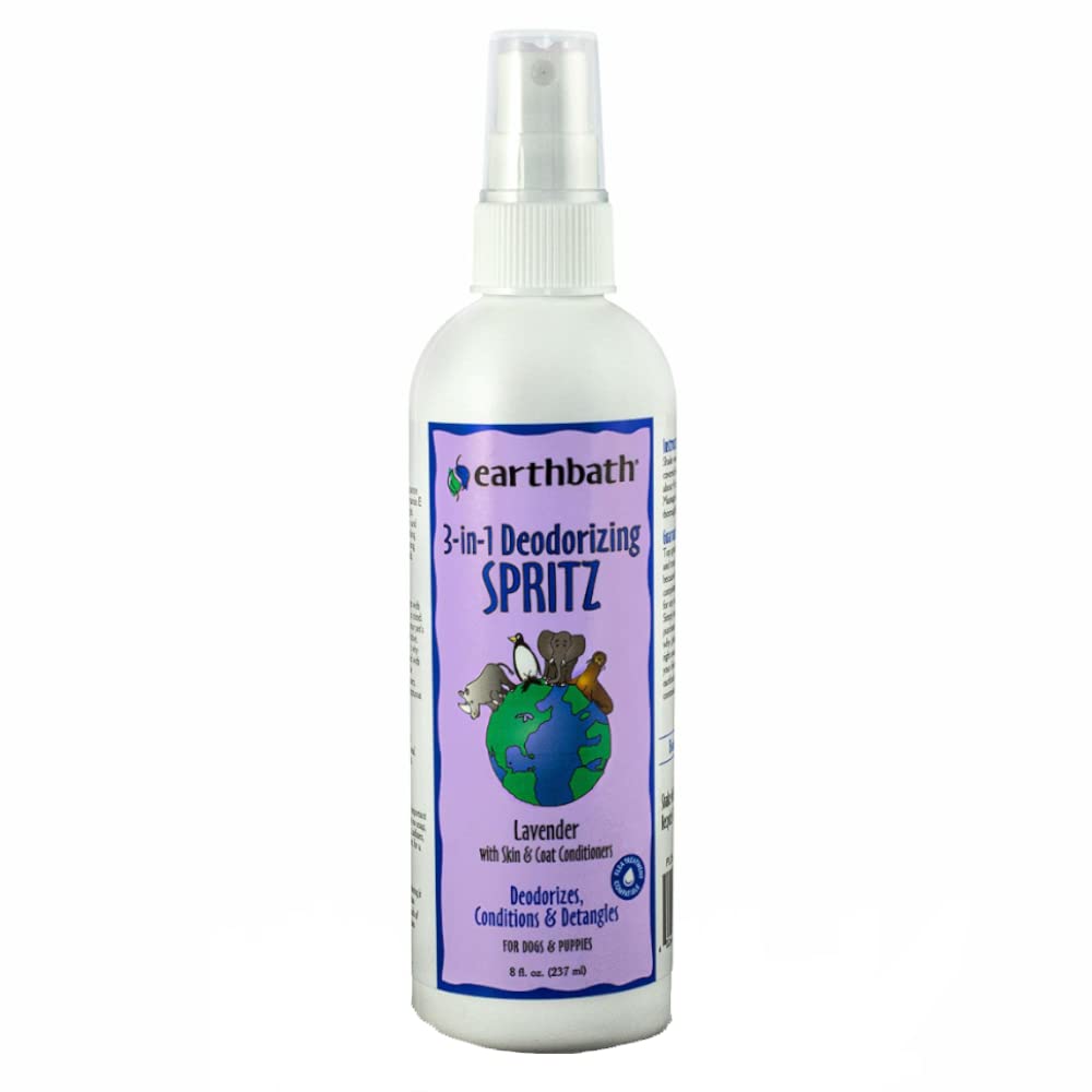 Earthbath Lavanda Spritz para perros: aroma relajante y refresca entre baños