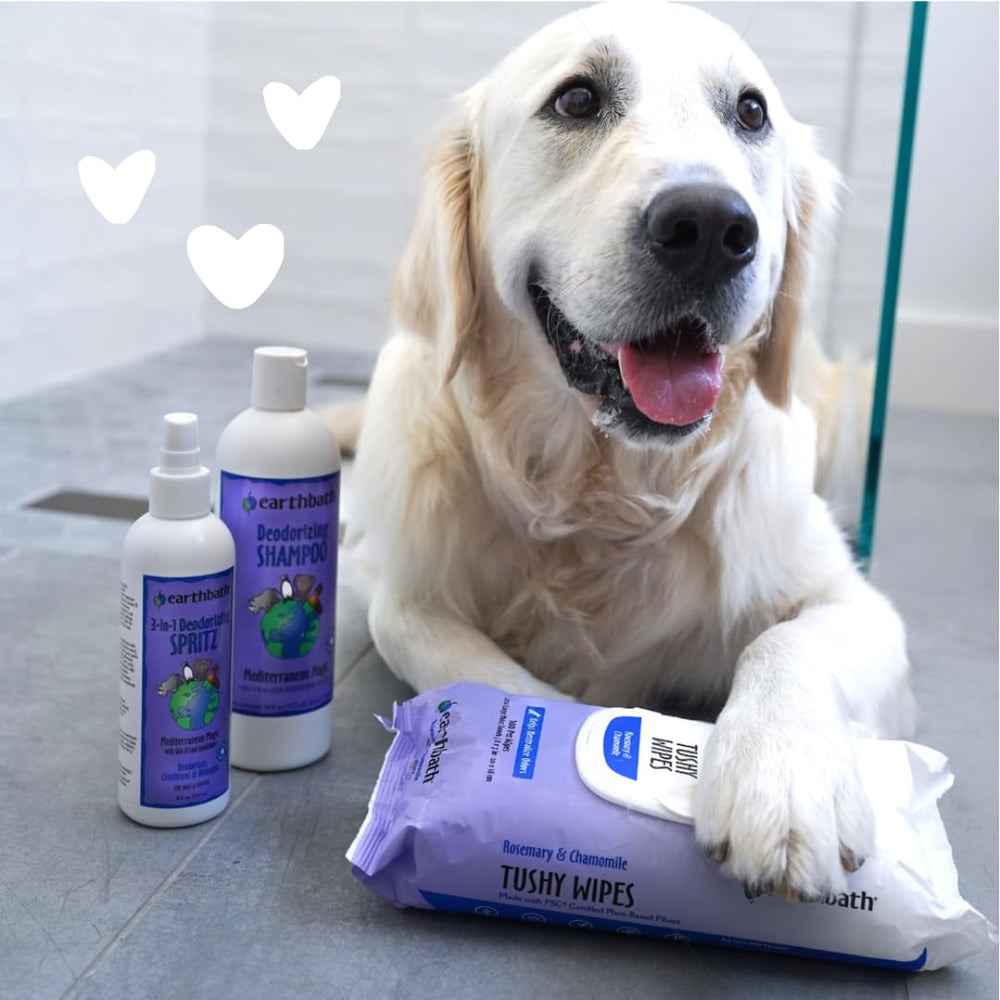 Earthbath non-toxic sulfate-free formula highlighted on label.