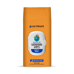 earthbath Oatmeal & Aloe Grooming Wipes pack for quick cleanups between baths.