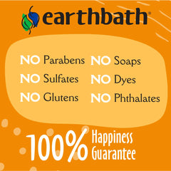 Earthbath Oatmeal & Aloe uses colloidal oatmeal for soothing cleanliness.
