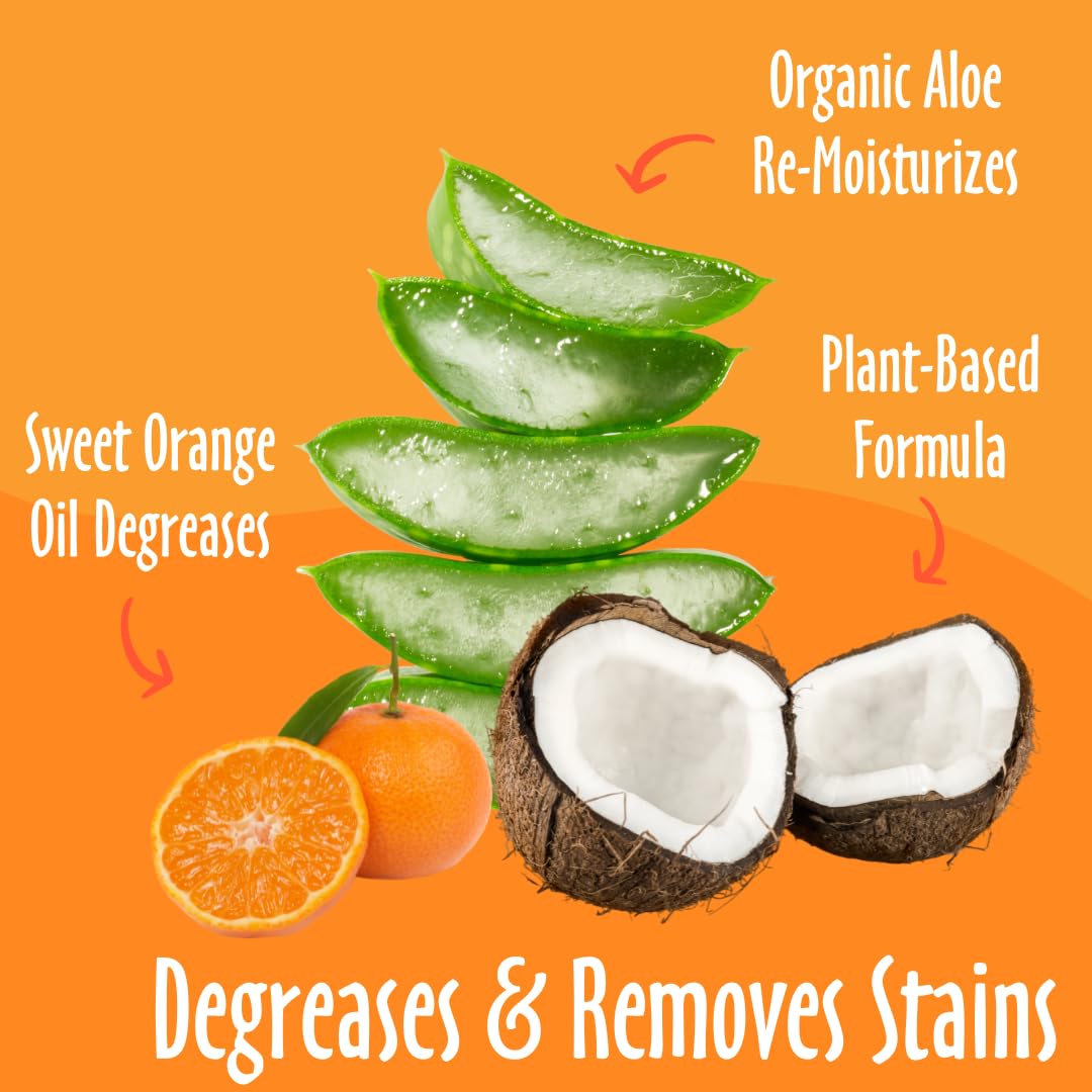 Earthbath Sweet Orange Dirty Dog Shampoo lather closeup showing gentle plant based cleansing