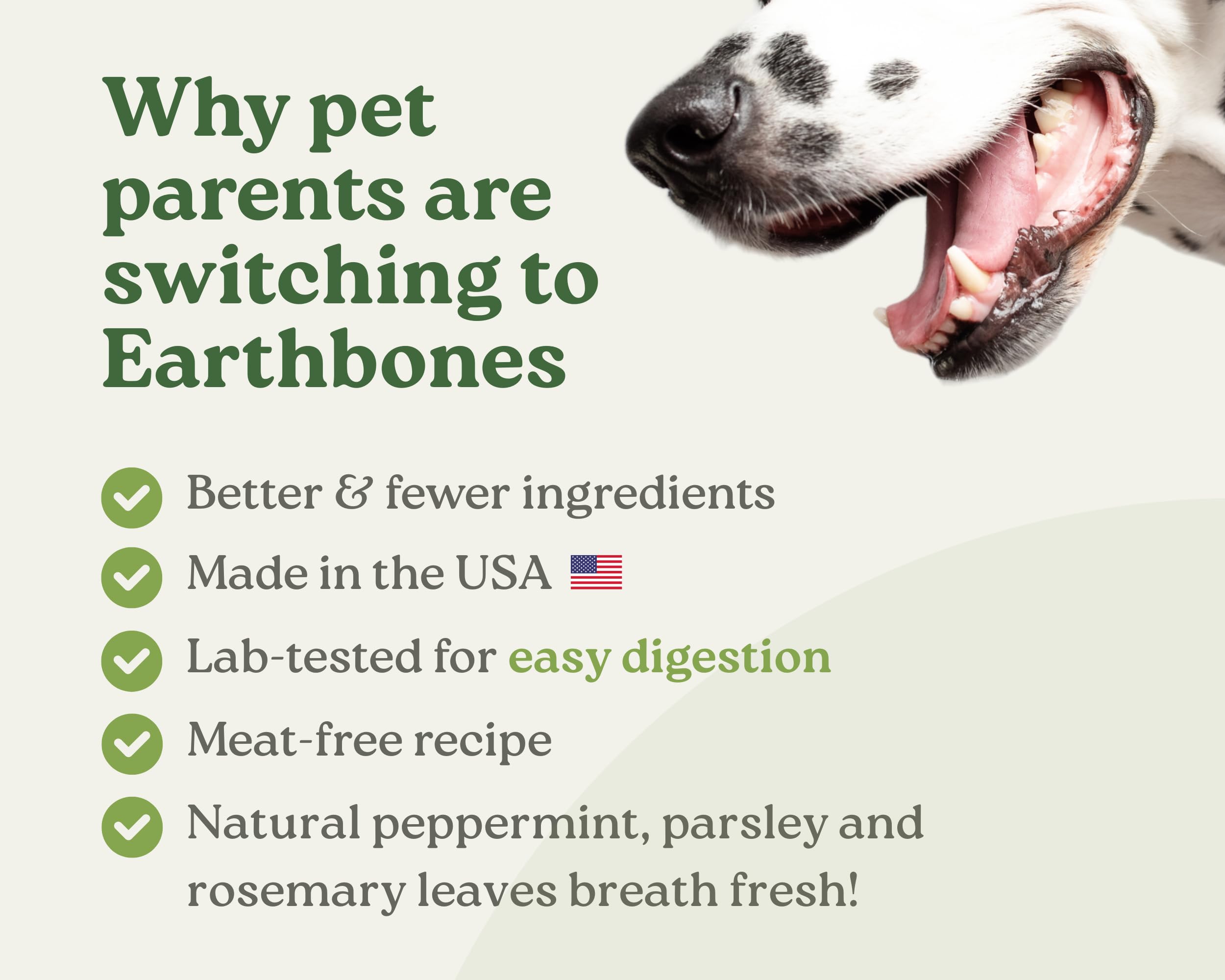 Earthbones digestibility lab-test image indicating high digestibility in dogs.
