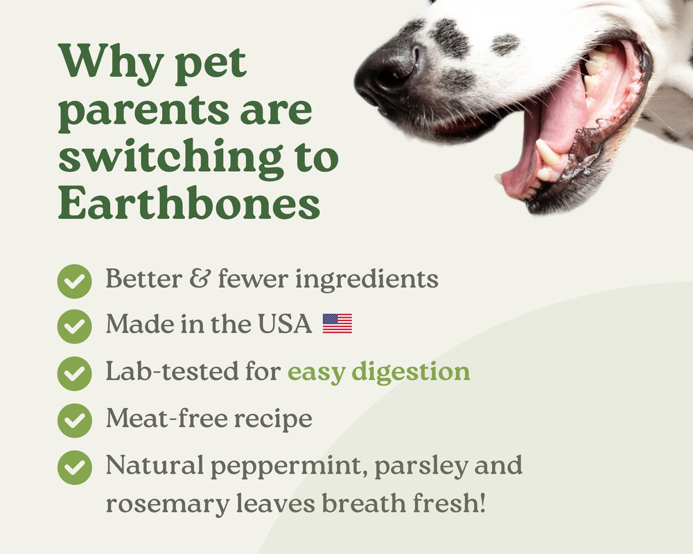 Earthbones digestibility lab-test image indicating high digestibility in dogs.