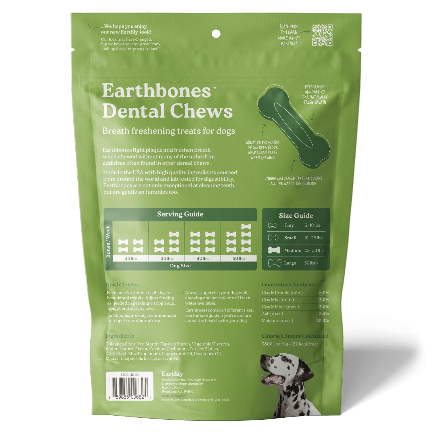 Earthbones dog enjoying a chew shows real-life use and enjoyment.
