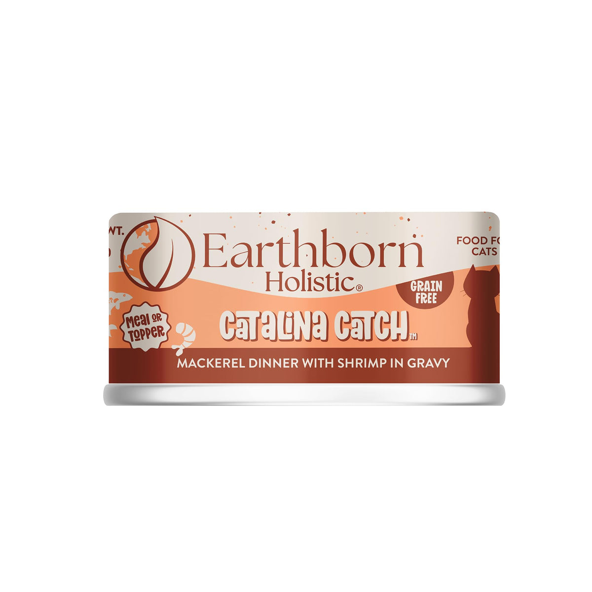 Earthborn Catalina Catch mackerel dinner can—protein-rich option for lean muscle support