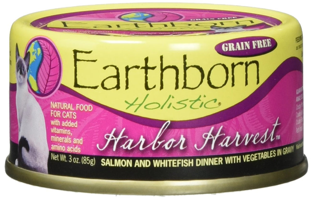 Earthborn Holistic Harbor Harvest canned salmon dinner pour shows rich gravy for appetizing meals