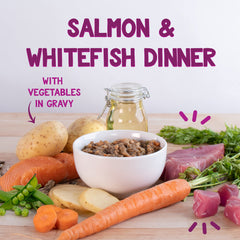 Earthborn Holistic Harbor Harvest ingredients carrots peas show wholesome vegetables and natural appeal