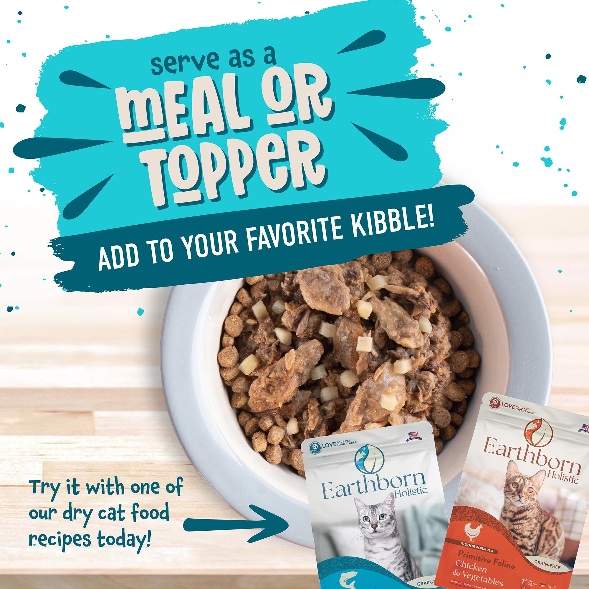 Earthborn Holistic Monterey Medley includes hearty potato chunks for vitamins and minerals.