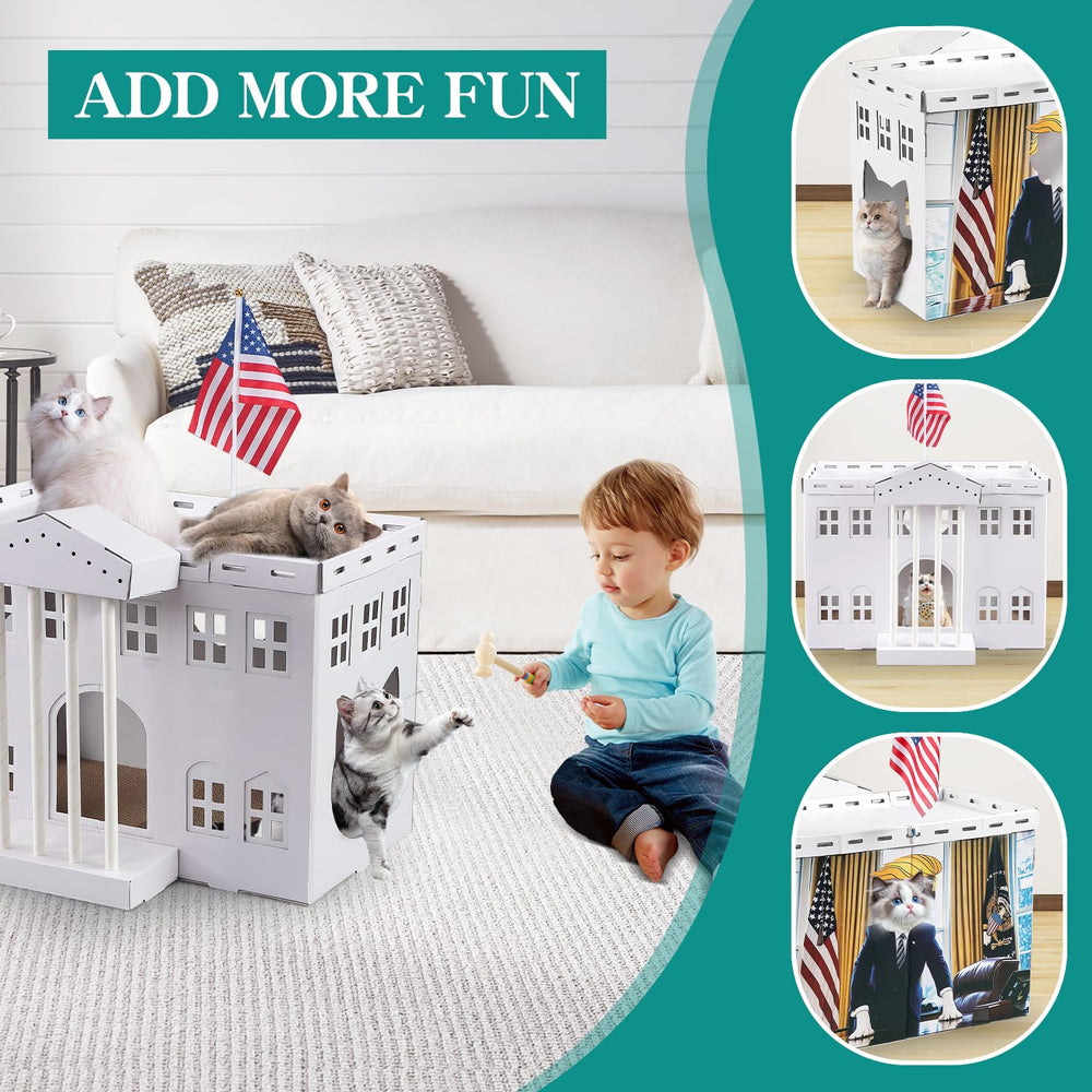 EARTHSON chic modern cat house decor blends with living spaces