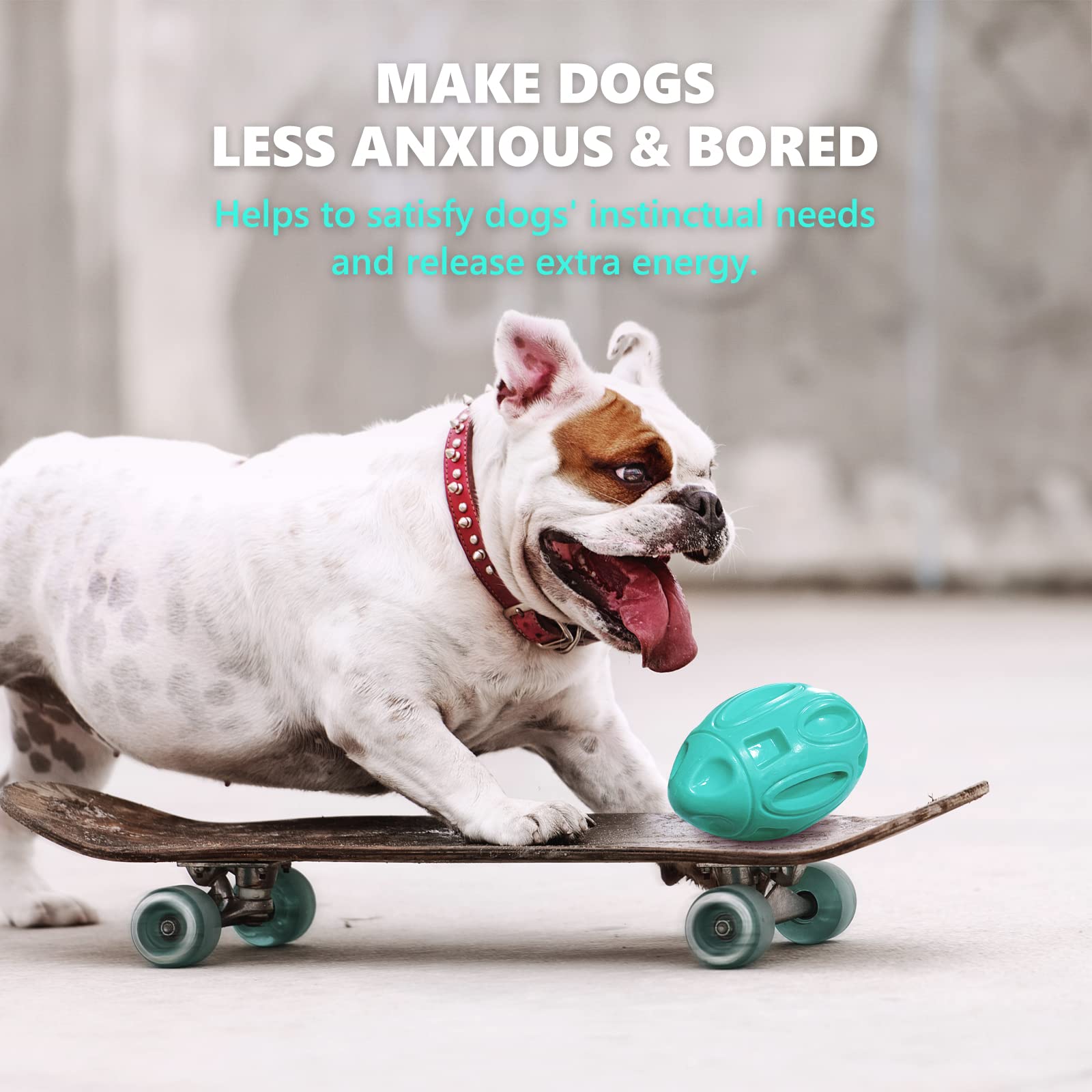 EASTBLUE almost-indestructible dog toy in action for tough chewers.