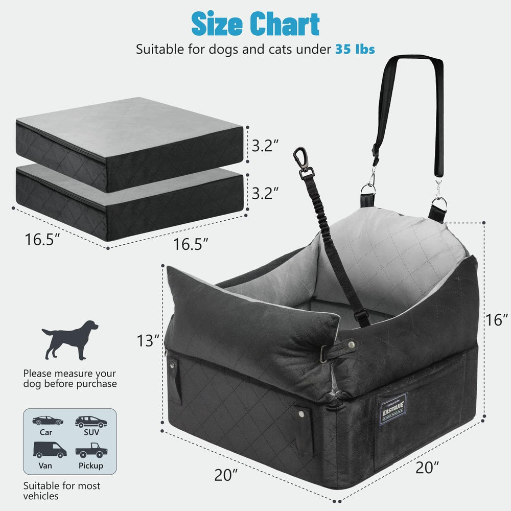 eastblue dog booster washable cover demonstrates easy cleaning and fresh space