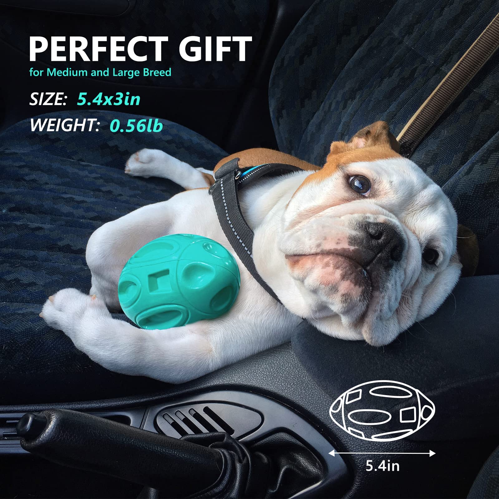 EASTBLUE squeaker inside encourages interactive play and reward-driven sessions.