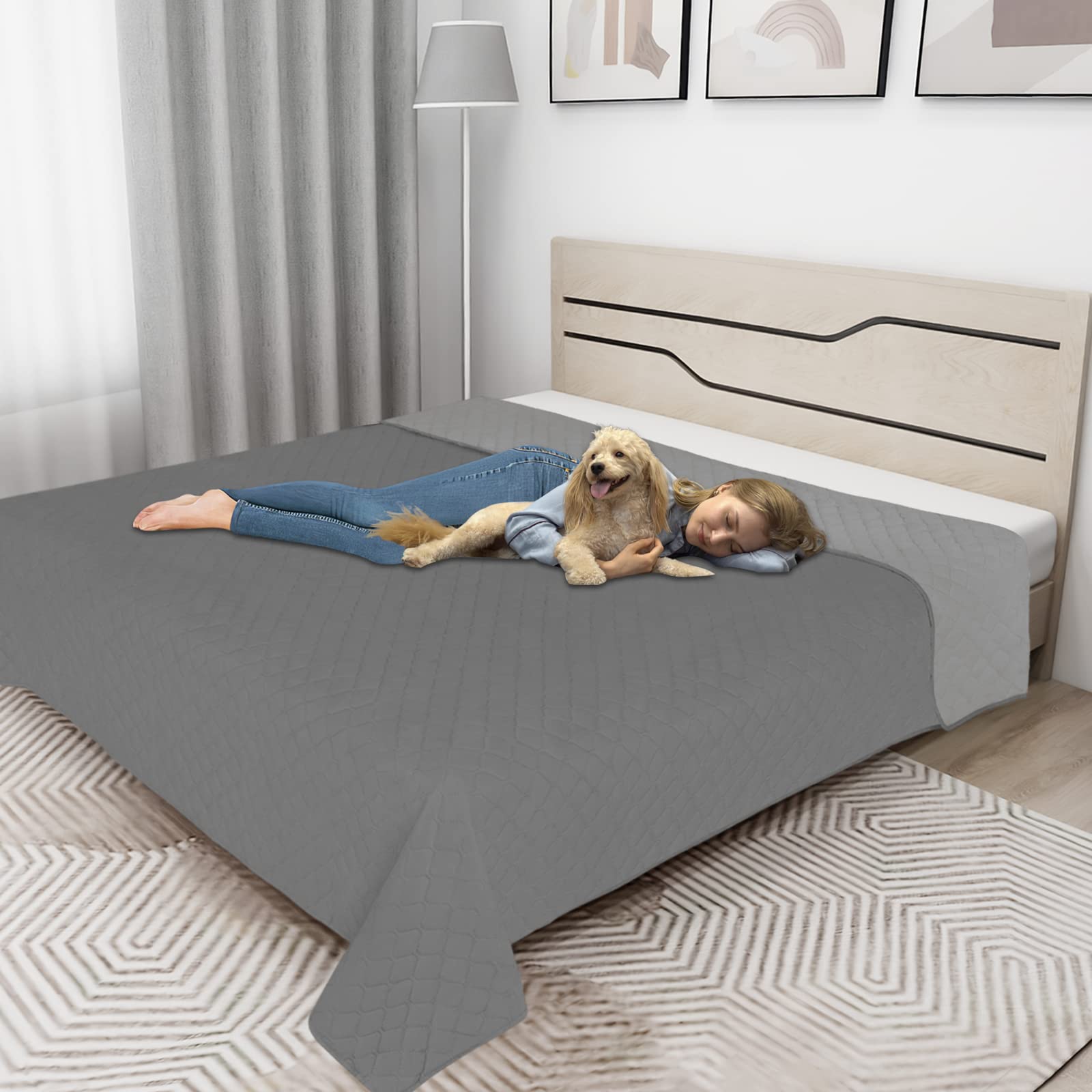 Easy-Going reversible color option showing gray and light gray for versatile home styling