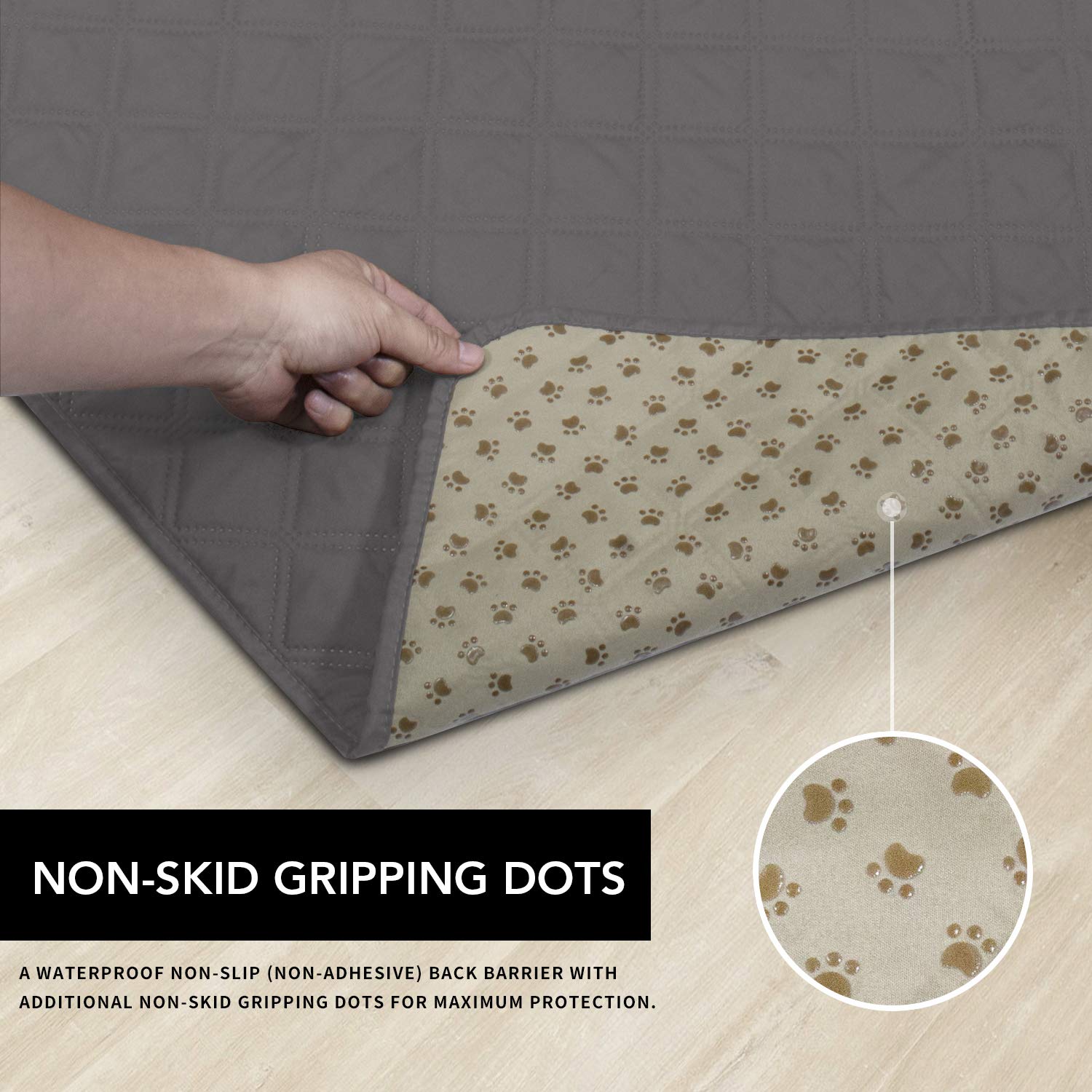 Easy-Going washable couch cover keeps stains away and cleans easily.